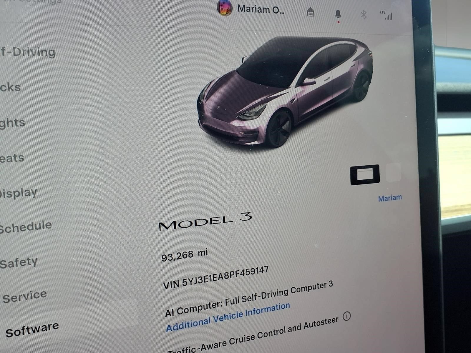 2023 Tesla Model 3 NA