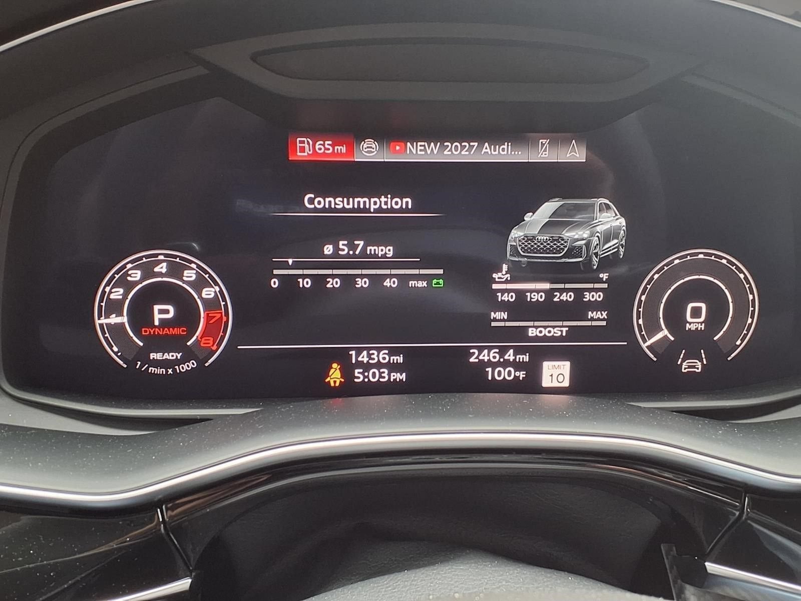2026 Audi RS Q8 performance