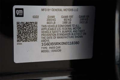 2022 Cadillac CT4 Premium Luxury