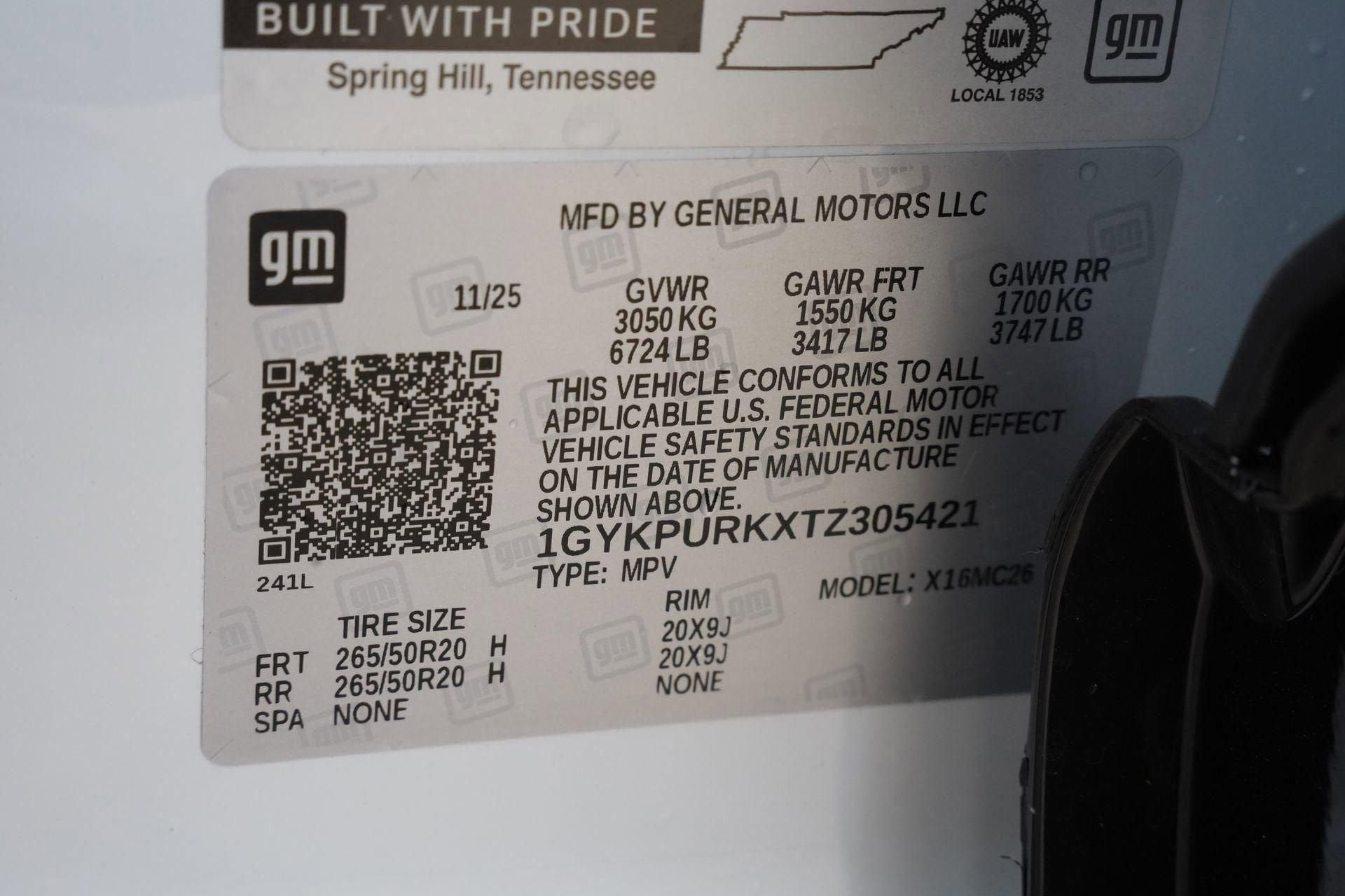 2026 Cadillac LYRIQ Sport