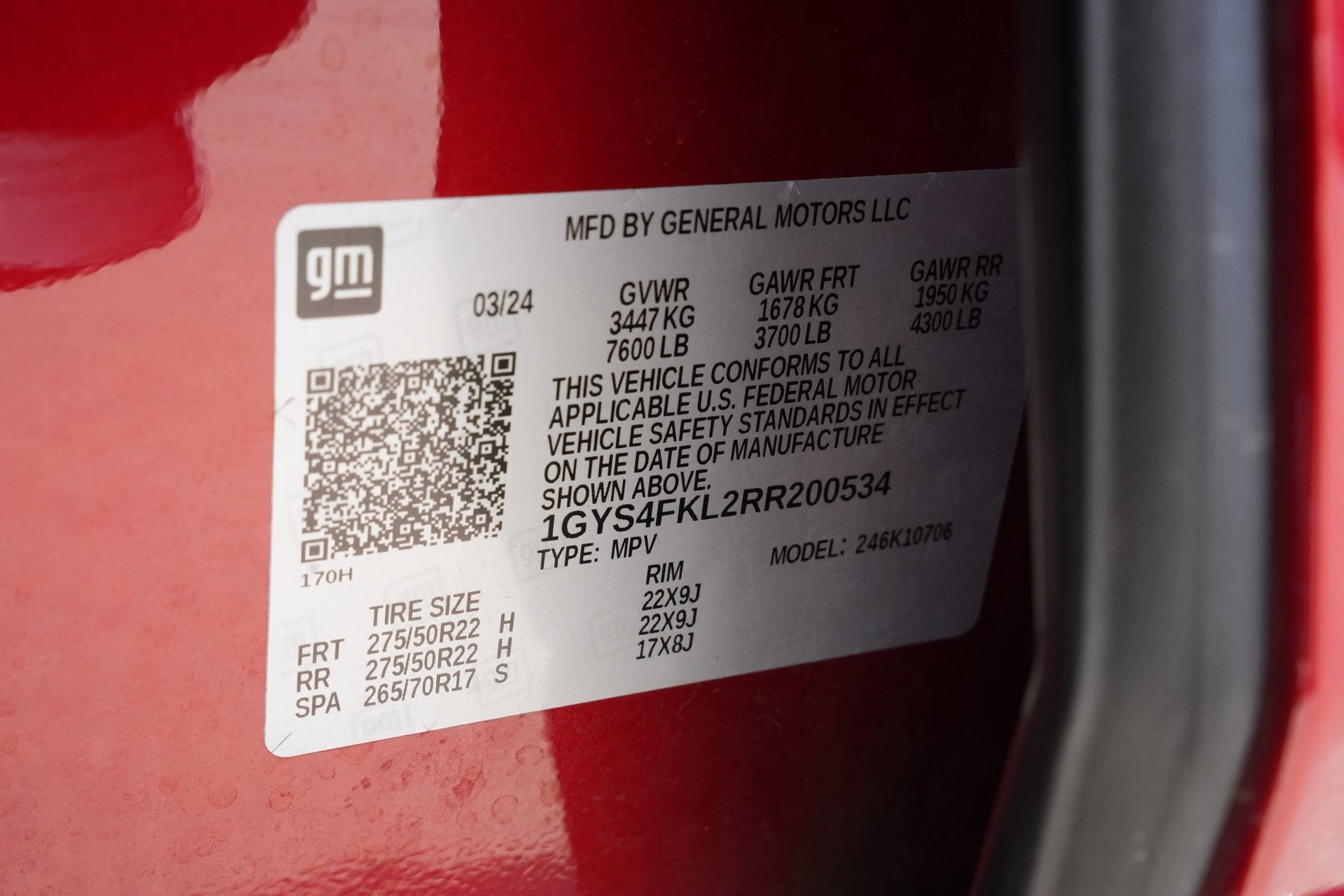 2024 Cadillac Escalade Sport