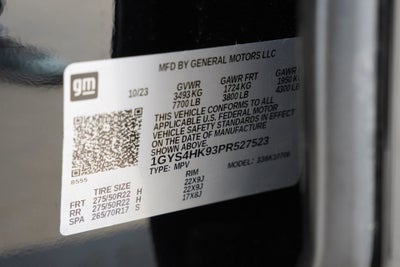 2023 Cadillac Escalade Escalade-V