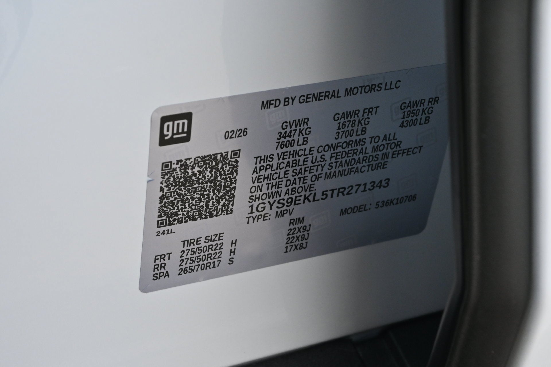 2026 Cadillac Escalade Sport