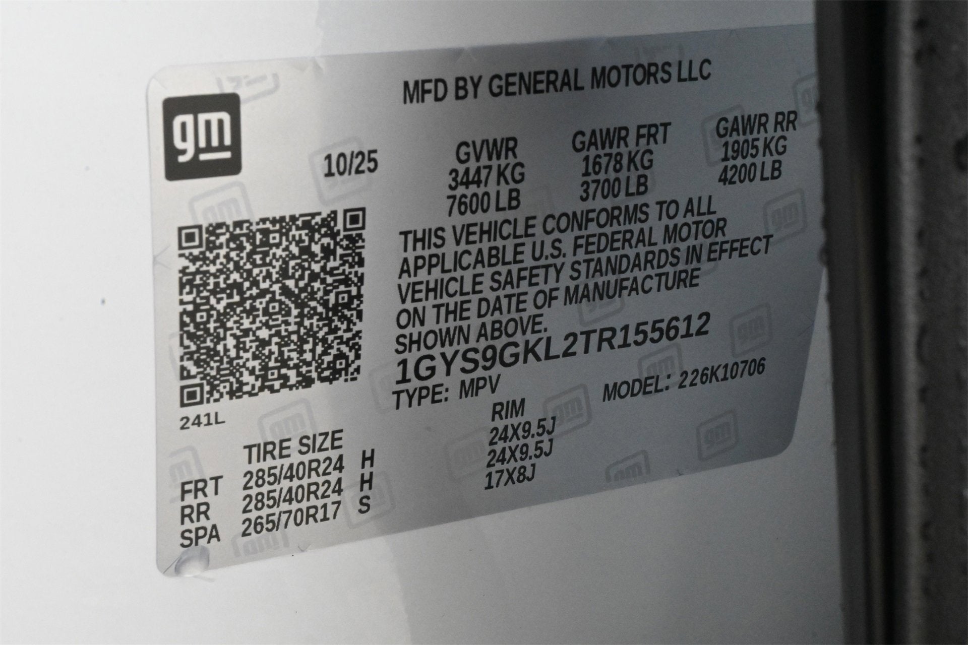 2026 Cadillac Escalade Platinum Sport