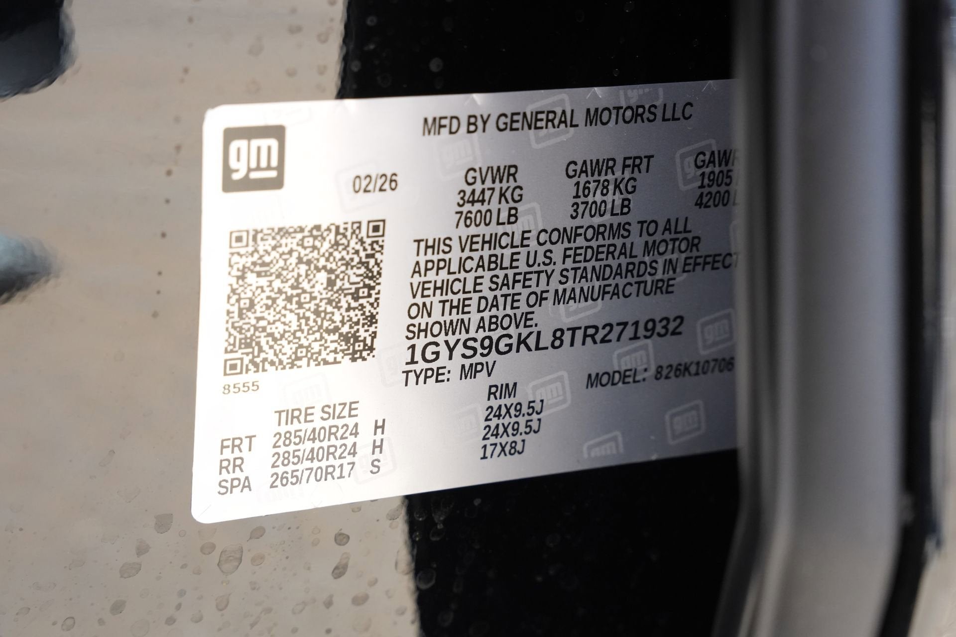 2026 Cadillac Escalade Platinum Sport