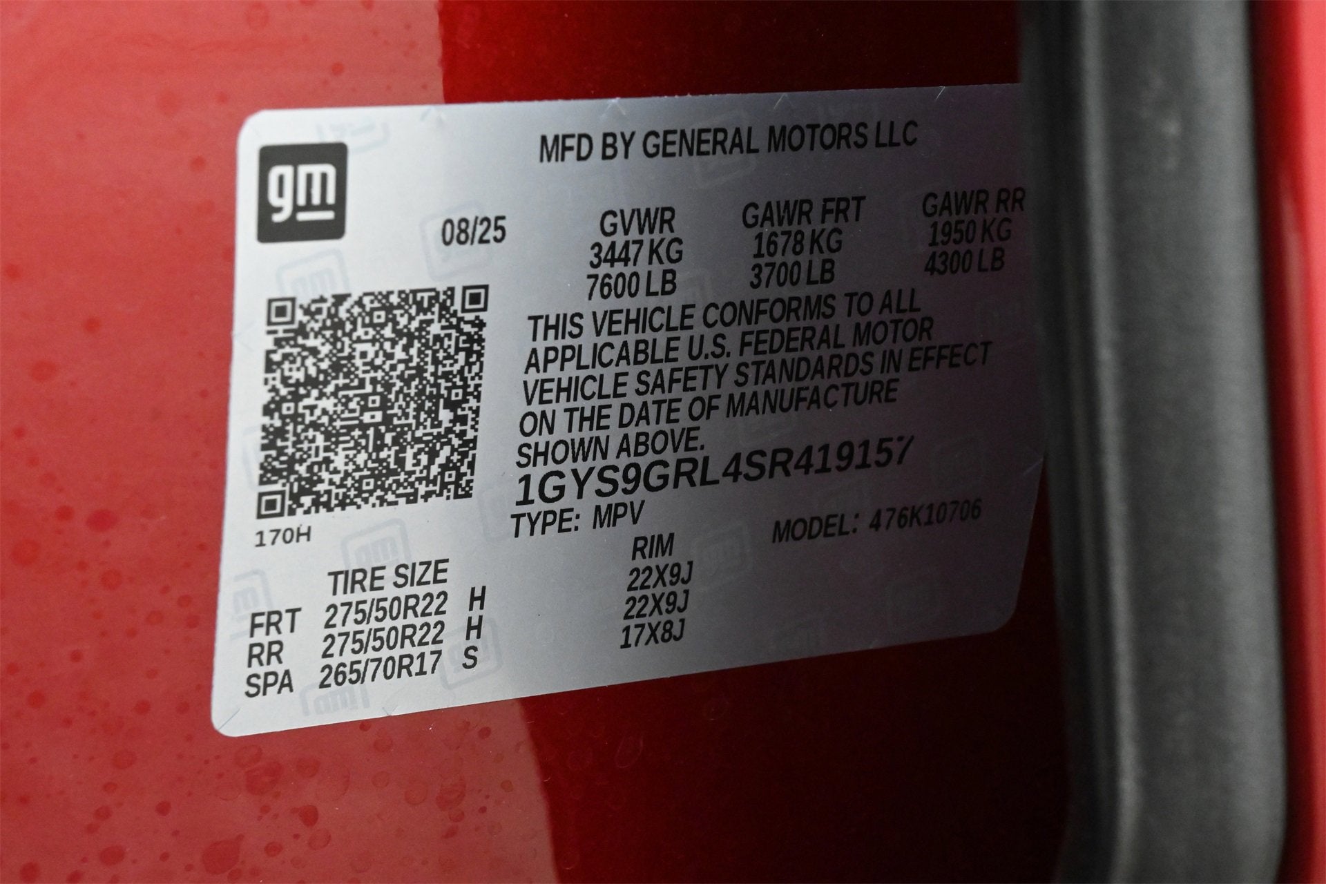 2025 Cadillac Escalade Sport Platinum