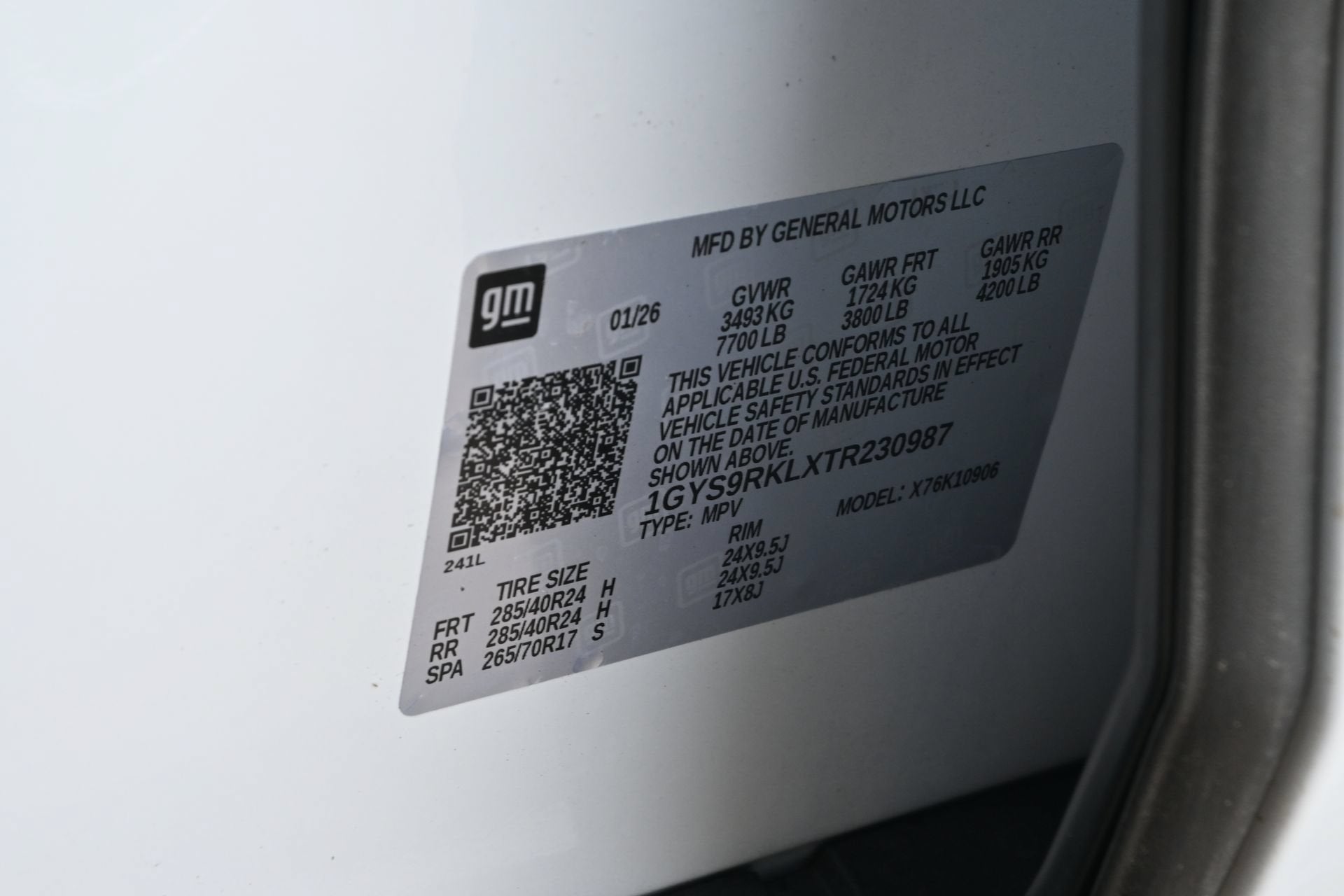2026 Cadillac Escalade ESV Platinum Sport