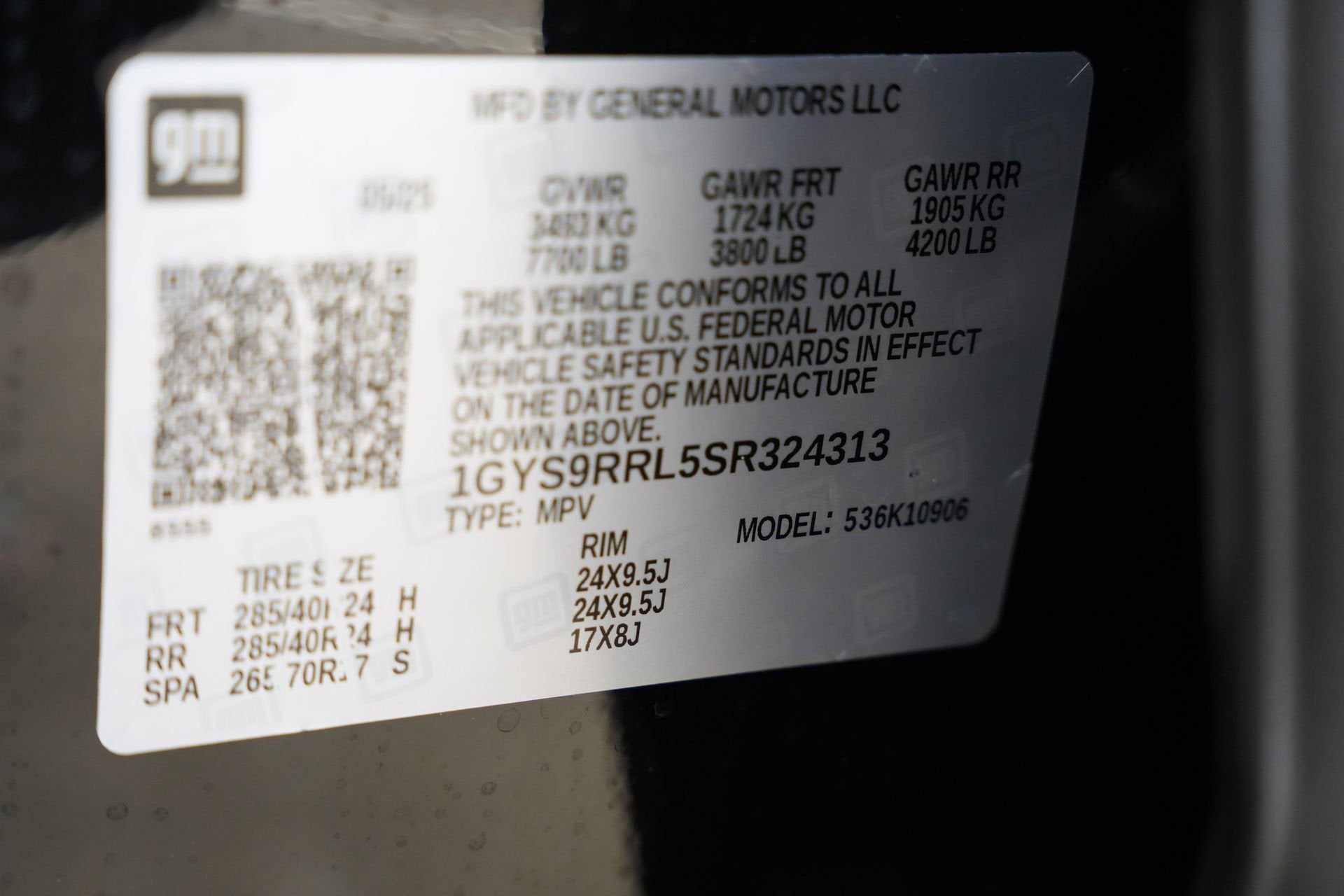 2025 Cadillac Escalade ESV Sport Platinum